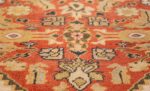 ivory antique sultanabad persian rug 50659 red Nazmiyal