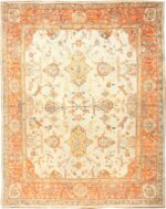 Large Decorative Antique Turkish Oushak Oriental Rug 50674 Nazmiyal