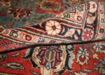 light blue antique persian tabriz oriental rug 48820 pile Nazmiyal