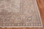 Paisley Design Antique Turkish Sivas Carpet 50520 Side Corner Nazmiyal