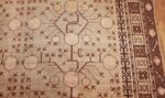 pomegranate design antique khotan rug 50673 side Nazmiyal