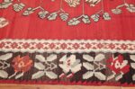 vintage floral turkish kilim rug 50678 border vintage floral turkish kilim rug 50678 border Nazmiyal