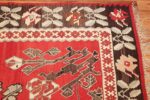 vintage floral turkish kilim rug 50678 corner vintage floral turkish kilim rug 50678 corner Nazmiyal