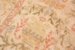 Weave detail Decorative Large Antique Spanish rug 50581 by Nazmiyal