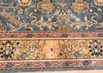 antique gallery size indian agra rug 48726 border Nazmiyal