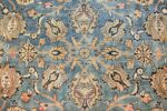 antique gallery size indian agra rug 48726 field Nazmiyal