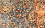 antique gallery size indian agra rug 48726 side Nazmiyal
