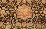 Detailed Picture of An Antique Persian Kerman Rug from Nazmiyal Rugs by Nazmiyal