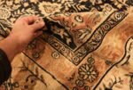 Pile Picture of An Antique Persian Kerman Rug by Nazmiyal