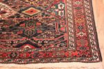 Antique Tribal Persian Bakhtiari Shabby Chic Rug 48937 Side Corner Nazmiyal