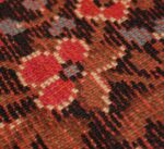 Back detail from the large square size Antique Irish Donegal rug 50452 by Nazmiyal