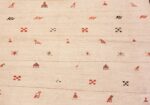 Background Tribal Antique flat Woven Caucasian Shahsavan Kilim rug 48933 by Nazmiyal