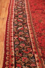 Border field detail large square size Antique Irish Donegal rug 50452 by Nazmiyal
