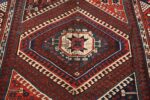 Close-up Colletible Antique Turkish Bergama rug 48884 by Nazmiyal