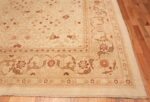 Corner Large cream background Antique Inian Amritsar 50658 by Nazmiyal
