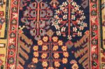 early antique tribal kurdish shrub design runner rug 48928 white Nazmiyal