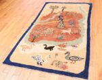 Full Antique Small Animal Scene Mazlatapan Indian rug 48432 by Nazmiyal Full Antique Small Animal Scene Mazlatapan Indian rug 48432 by Nazmiyal