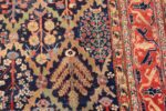 large 18th century rare antique kurdish shrub design rug 47430 green Nazmiyal