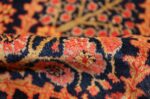 large 18th century rare antique kurdish shrub design rug 47430 pile Nazmiyal
