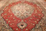 large finely woven antique persian tabriz rug 50652 field Nazmiyal