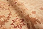 Pile Large cream background Antique Inian Amritsar 50658 by Nazmiyal