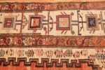 room size antique medallion persian serapi bakshaish rug 48859 border Nazmiyal