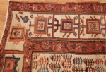room size antique medallion persian serapi bakshaish rug 48859 corner Nazmiyal