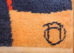 small antique french art deco rug by j.h.derche 48878 signature Nazmiyal