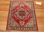 small mat size antique persian kerman floral rug 50688 whole Nazmiyal