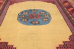 Small Room Size Funky and Tribal Antique Khotan Rug 48784 Field Design Nazmiyal