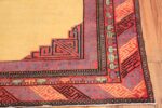 Small Room Size Funky and Tribal Antique Khotan Rug 48784 Side Corner Nazmiyal