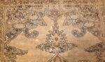 small tribal antique shabby chic persian malayer rug 50634 design Nazmiyal