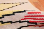 Small Vintage French Kilim Rug by Artist Antonin Kybal 48895 Ivory Pile Nazmiyal
