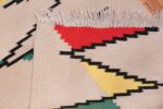 Small Vintage French Kilim Rug by Artist Antonin Kybal 48895 Woven Knots Nazmiyal