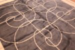 square size mid century pierre cardin vintage rug 48877 darkside Nazmiyal