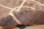 square size mid century pierre cardin vintage rug 48877 pile Nazmiyal