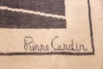 square size mid century pierre cardin vintage rug 48877 signature Nazmiyal