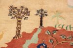 Tree Antique Small Animal Scene Mazlatapan Indian rug 48432 by Nazmiyal Tree Antique Small Animal Scene Mazlatapan Indian rug 48432 by Nazmiyal