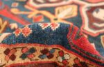 Tribal Antique Caucasian Lankoran Runner Rug 48929 Navy Pile Nazmiyal