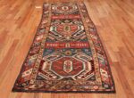 Tribal Antique Caucasian Lankoran Runner Rug 48929 Whole Design Nazmiyal