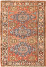 Tribal Antique Flat Woven Caucasian Soumak Rug 48054 Nazmiyal