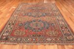 Tribal Antique Flat Woven Caucasian Soumak Rug 48054 Field Wide Shot Nazmiyal