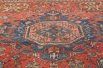 Tribal Antique Flat Woven Caucasian Soumak Rug 48054 Upper Medallion Nazmiyal