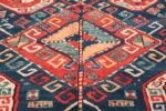 Tribal Gallery Size Runner Antique Caucasian Kazak Rug 48934 Central Medallion Nazmiyal