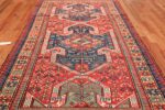 Tribal Gallery Size Runner Antique Caucasian Kazak Rug 48934 Field Wide Shot Nazmiyal