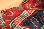 Tribal Gallery Size Runner Antique Caucasian Kazak Rug 48934 Red Pile Nazmiyal