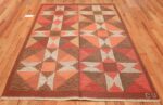 vintage flat woven scandinavian swedish kilim rug 48897 whole Nazmiyal