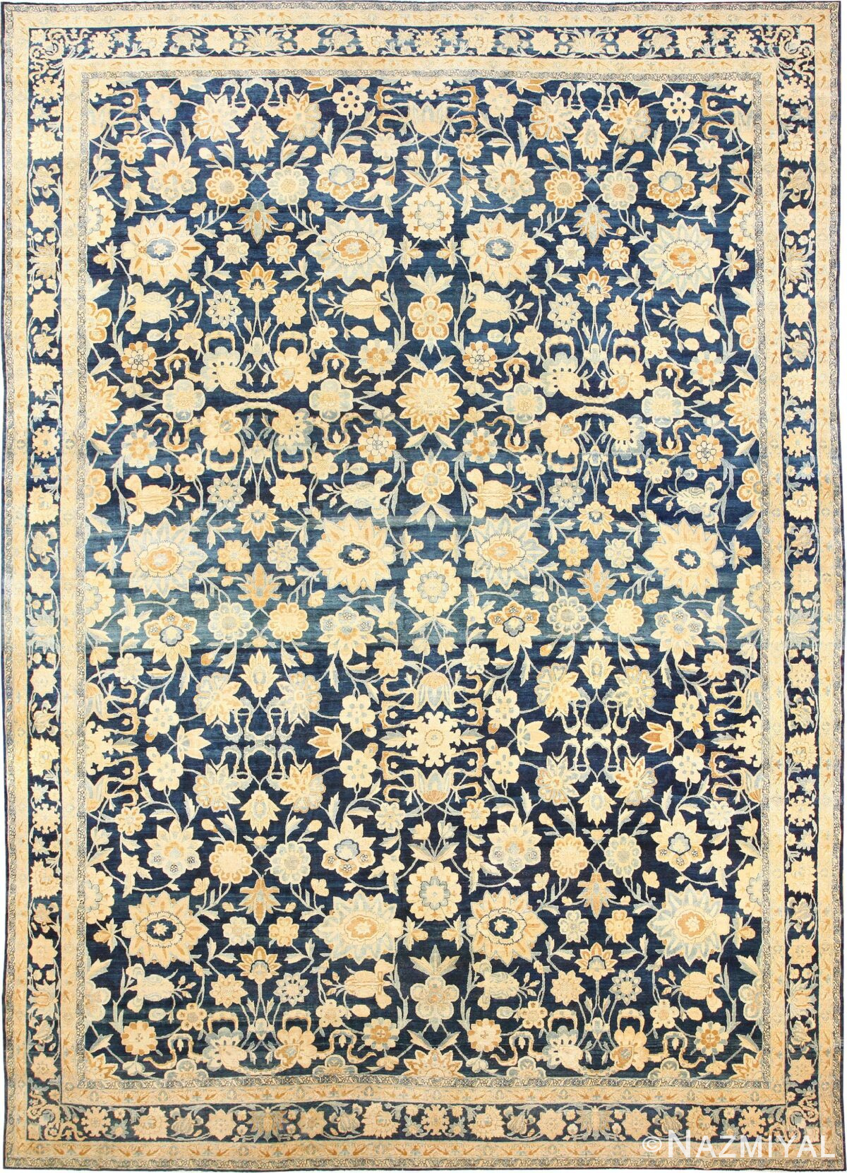 Large Oversized Antique Kerman Persian Rug 48690 Nazmiyal