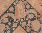 Back detail large antique Persian Mohtashem Kashan rug 48844 by Nazmiyal