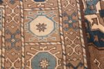 Beautiful Earthtone Antique Afghan Rug 48780 Woven Knots Nazmiyal